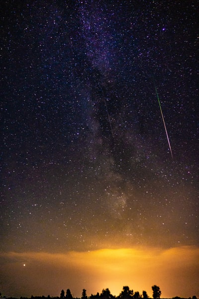 流星雨景观照片